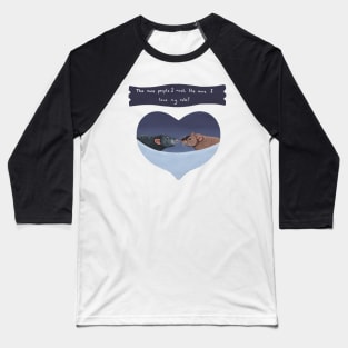 The more people I meet, the more I love my rats! Baseball T-Shirt